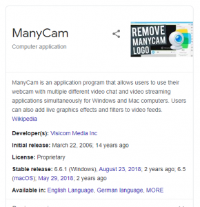 ManyCam License key